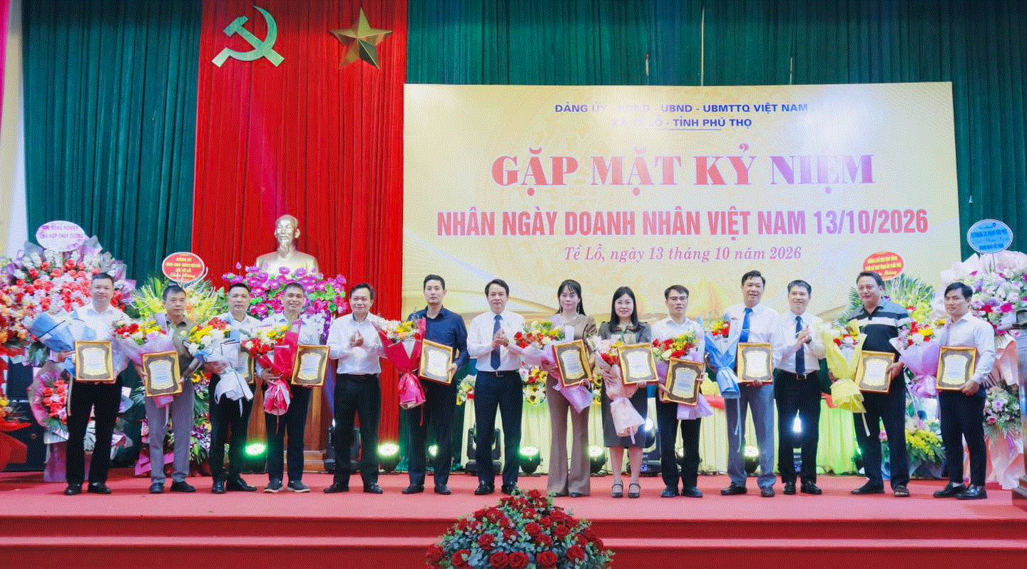 Xã Tề Lỗ: Tôn vinh những đóng góp của cộng đồng doanh nghiệp, doanh nhân đối với sự phát triển kinh tế - xã hội